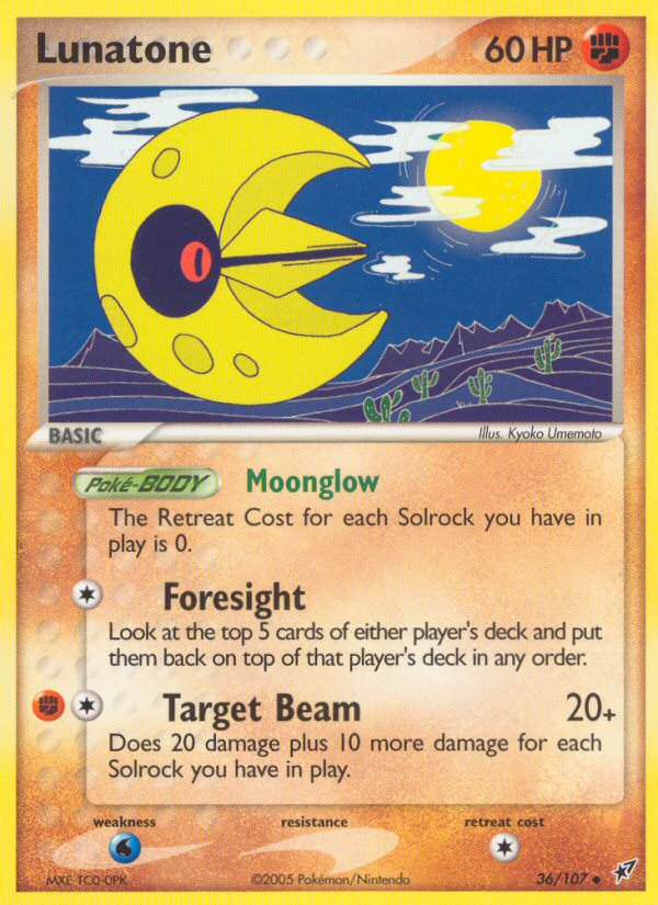 Lunatone (36/107) [EX: Deoxys] | Pegasus Games WI