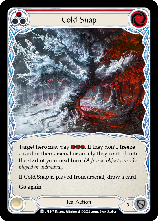 Cold Snap (Red) [UPR147] (Uprising)  Rainbow Foil | Pegasus Games WI