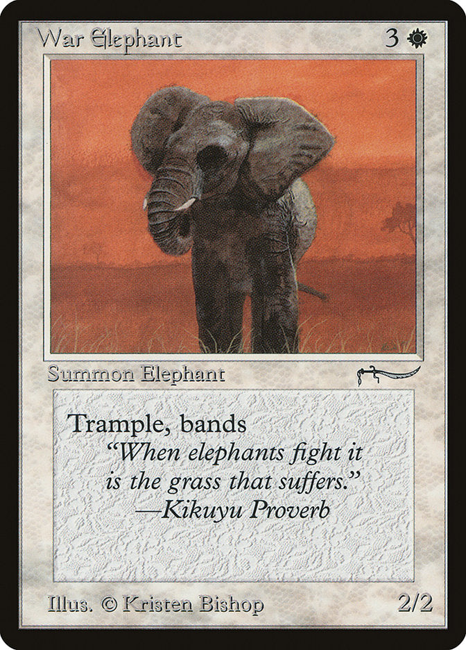 War Elephant (Light Mana Cost) [Arabian Nights] | Pegasus Games WI