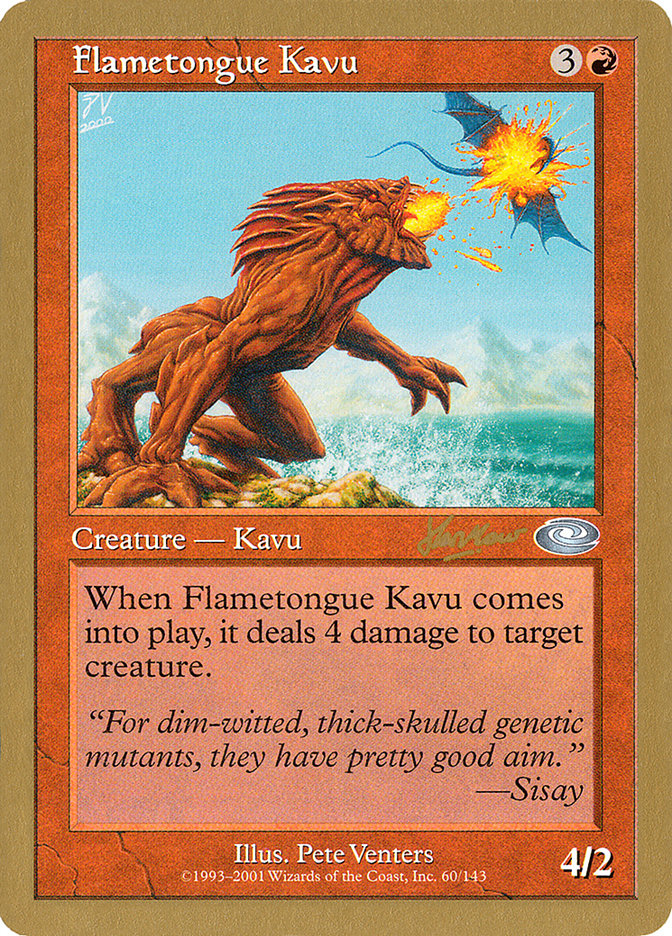Flametongue Kavu (Sim Han How) [World Championship Decks 2002] | Pegasus Games WI