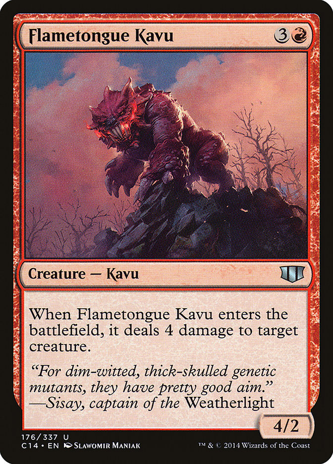 Flametongue Kavu [Commander 2014] | Pegasus Games WI