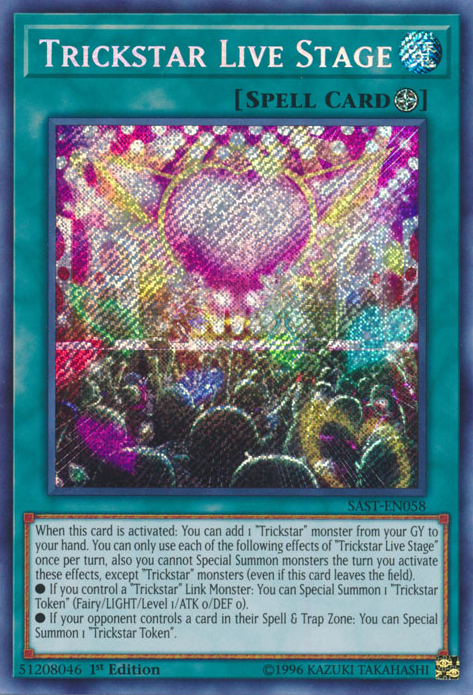 Trickstar Live Stage [SAST-EN058] Secret Rare | Pegasus Games WI