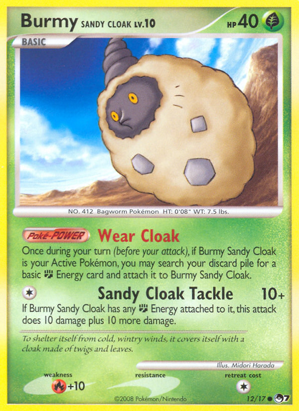 Burmy Sandy Cloak (12/17) [POP Series 7] | Pegasus Games WI