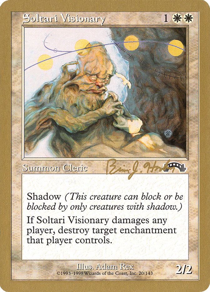 Soltari Visionary (Brian Hacker) [World Championship Decks 1998] | Pegasus Games WI