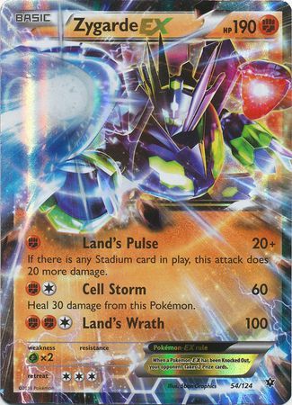 Zygarde EX (54/124) (Jumbo Card) [XY: Fates Collide] | Pegasus Games WI