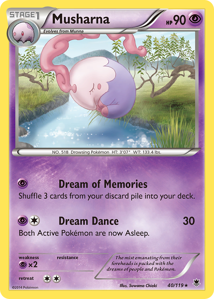 Musharna (40/119) [XY: Phantom Forces] | Pegasus Games WI