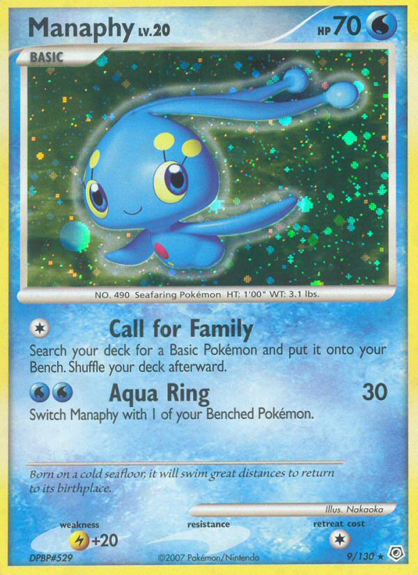 Manaphy (9/130) [Diamond & Pearl: Base Set] | Pegasus Games WI