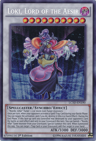Loki, Lord of the Aesir [LC5D-EN190] Secret Rare | Pegasus Games WI