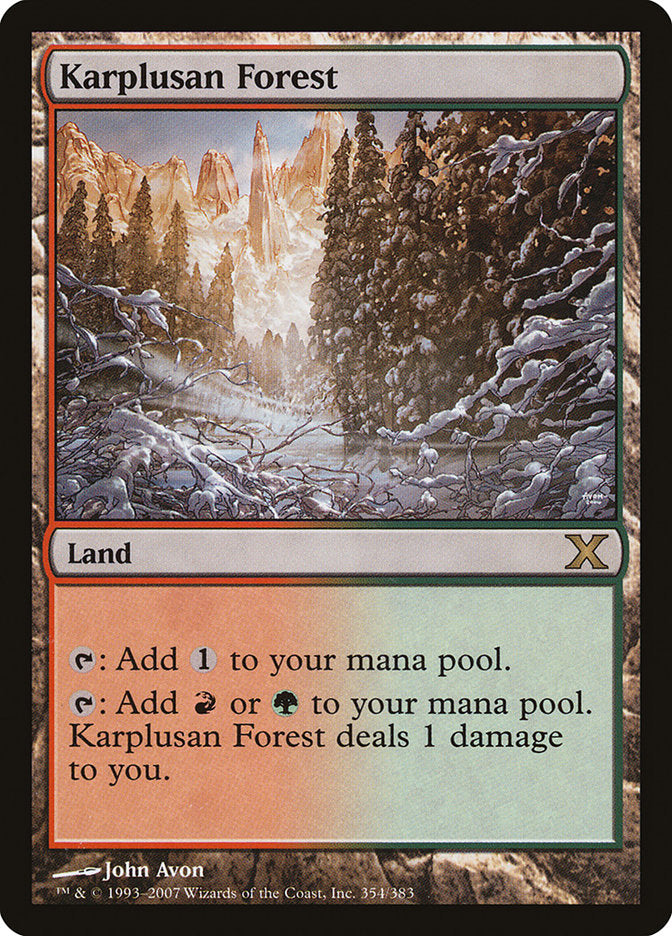 Karplusan Forest [Tenth Edition] | Pegasus Games WI