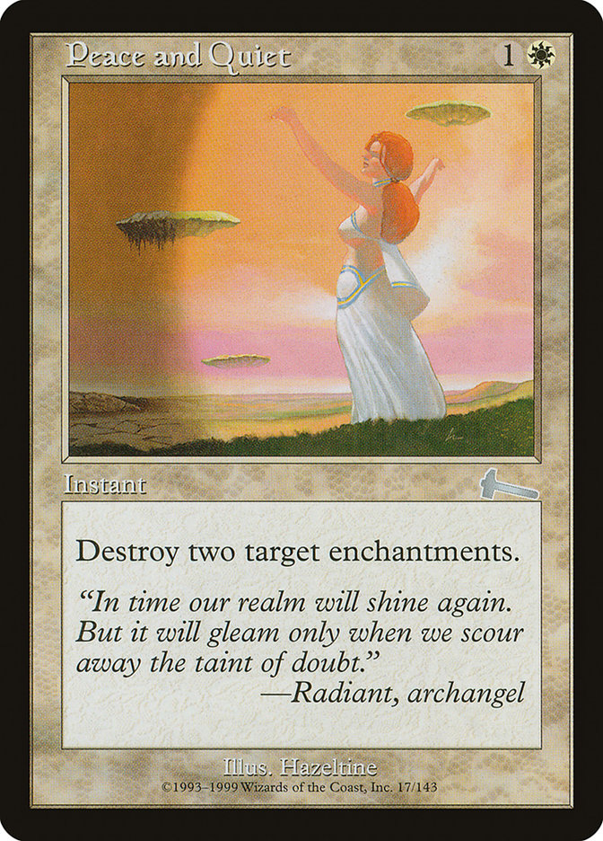 Peace and Quiet [Urza's Legacy] | Pegasus Games WI
