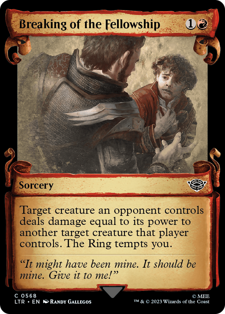 Breaking of the Fellowship [The Lord of the Rings: Tales of Middle-Earth Showcase Scrolls] | Pegasus Games WI