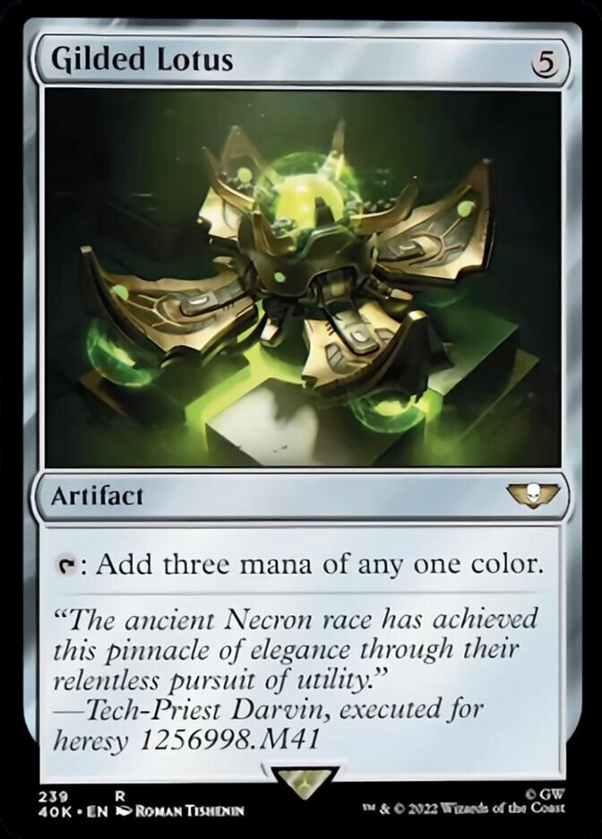 Gilded Lotus (Surge Foil) [Warhammer 40,000] | Pegasus Games WI