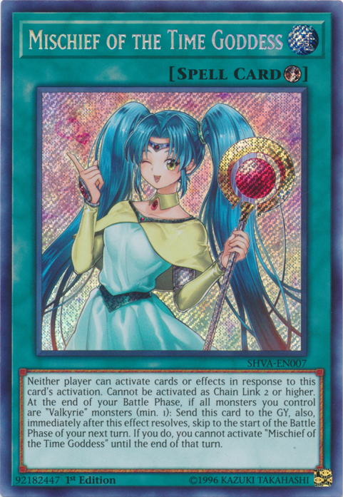 Mischief of the Time Goddess [SHVA-EN007] Secret Rare | Pegasus Games WI