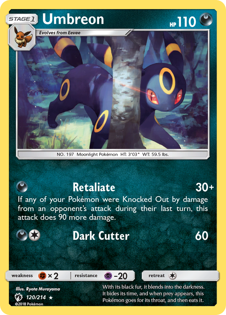 Umbreon (120/214) [Sun & Moon: Lost Thunder] | Pegasus Games WI