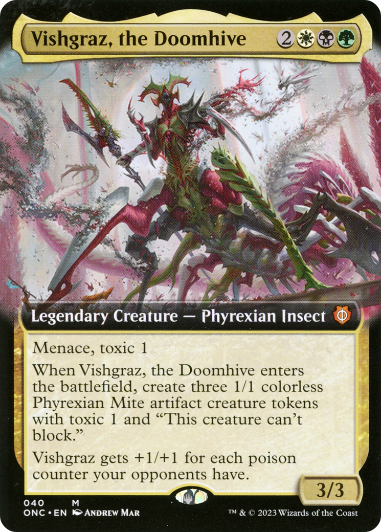 Vishgraz, the Doomhive (Extended Art) [Phyrexia: All Will Be One Commander] | Pegasus Games WI