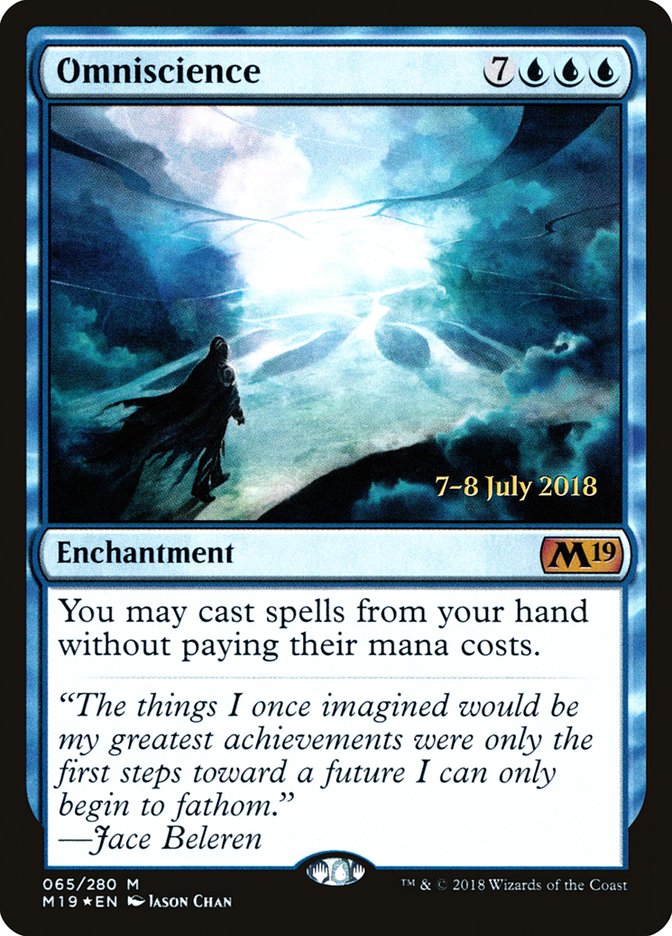 Omniscience [Core Set 2019 Prerelease Promos] | Pegasus Games WI