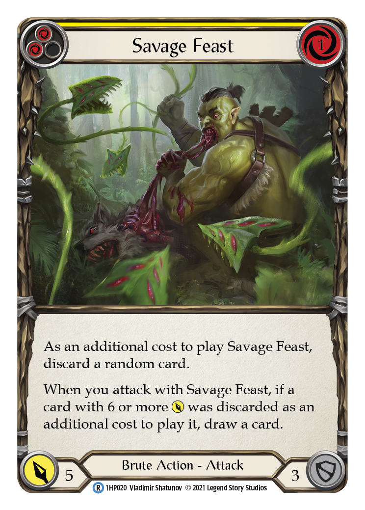 Savage Feast (Yellow) [1HP020] | Pegasus Games WI