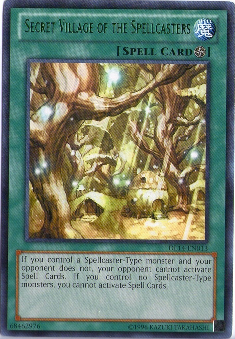 Secret Village of the Spellcasters (Green) [DL14-EN013] Rare | Pegasus Games WI