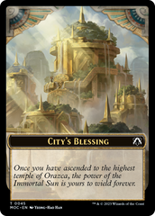 Butterfly // City's Blessing Double-Sided Token [March of the Machine Commander Tokens] | Pegasus Games WI