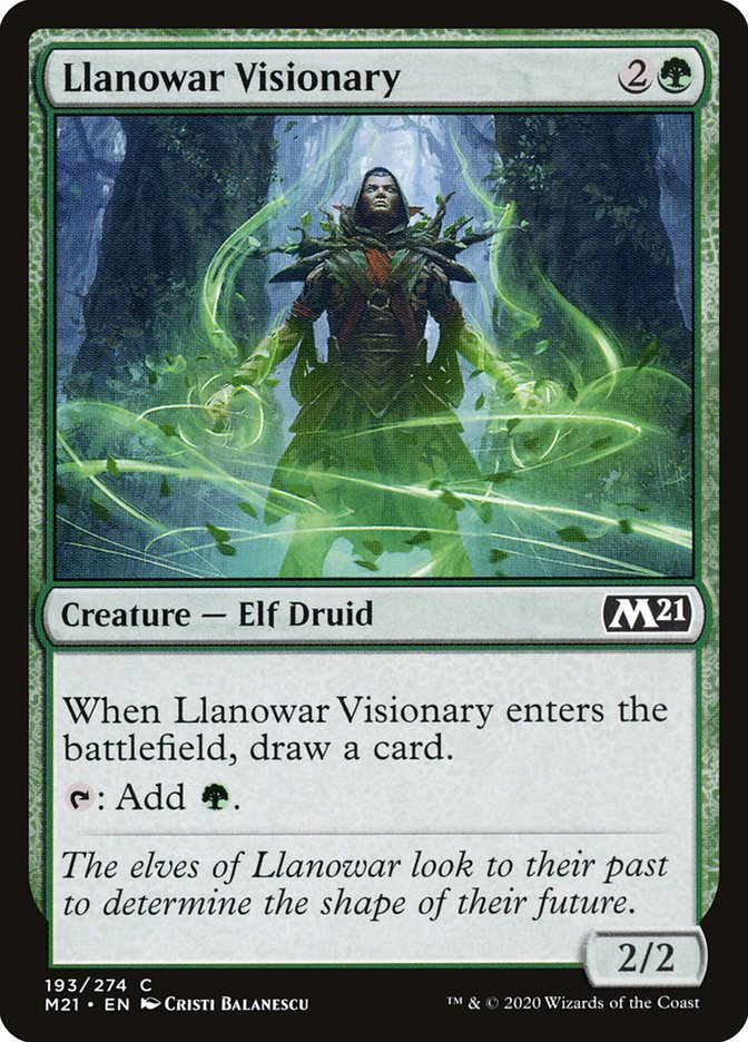 Llanowar Visionary [Core Set 2021] | Pegasus Games WI