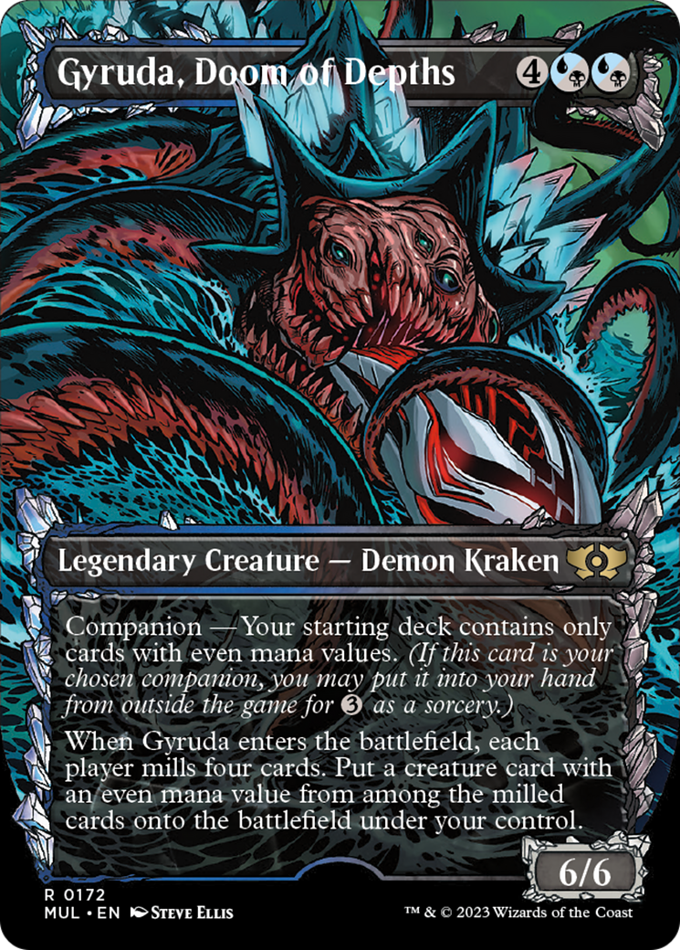 Gyruda, Doom of Depths (Halo Foil) [Multiverse Legends] | Pegasus Games WI