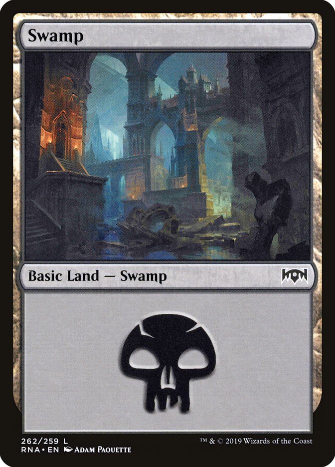 Swamp (262) [Ravnica Allegiance] | Pegasus Games WI