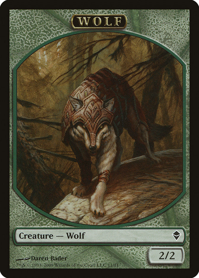 Wolf Token [Zendikar Tokens] | Pegasus Games WI