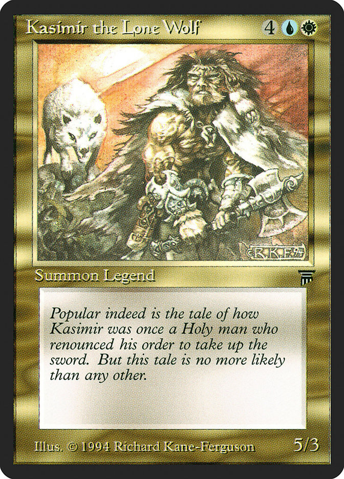 Kasimir the Lone Wolf [Legends] | Pegasus Games WI