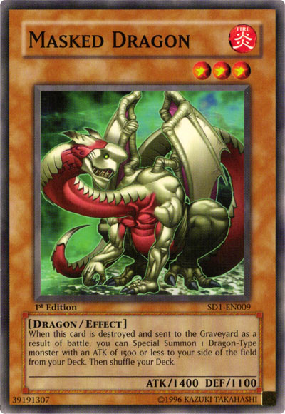Masked Dragon [SD1-EN009] Common | Pegasus Games WI