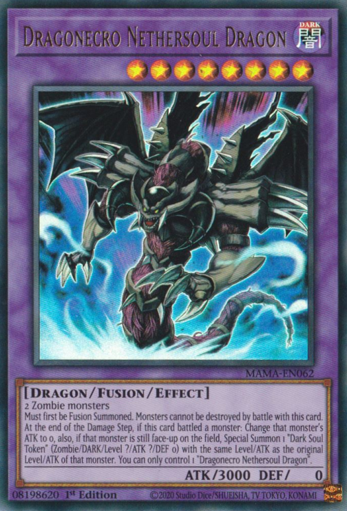 Dragonecro Nethersoul Dragon [MAMA-EN062] Ultra Rare | Pegasus Games WI