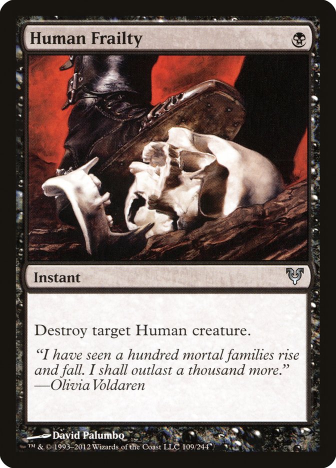 Human Frailty [Avacyn Restored] | Pegasus Games WI