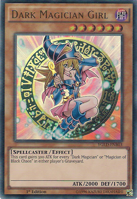 Dark Magician Girl (B) [YGLD-ENB03] Ultra Rare | Pegasus Games WI