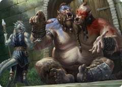 Ettin Art Card [Dungeons & Dragons: Adventures in the Forgotten Realms Art Series] | Pegasus Games WI