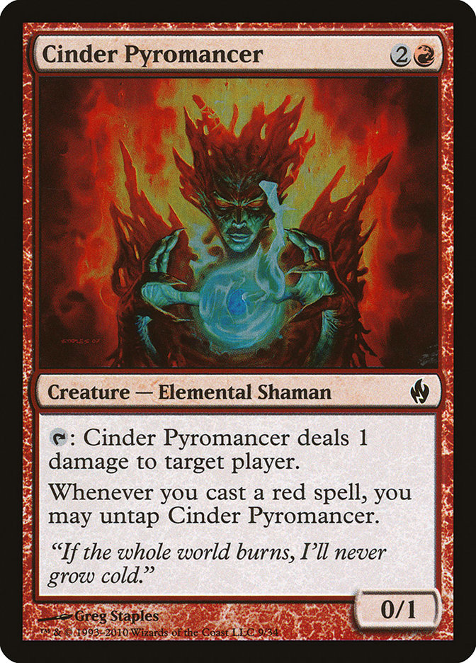 Cinder Pyromancer [Premium Deck Series: Fire and Lightning] | Pegasus Games WI