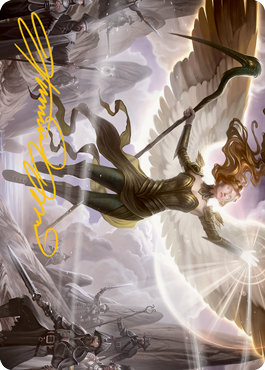 Sigarda's Splendor Art Card (Gold-Stamped Signature) [Innistrad: Midnight Hunt Art Series] | Pegasus Games WI