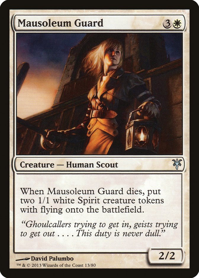 Mausoleum Guard [Duel Decks: Sorin vs. Tibalt] | Pegasus Games WI