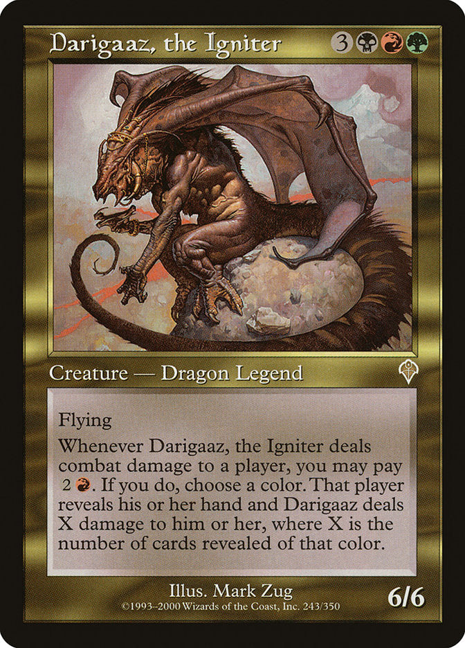 Darigaaz, the Igniter [Invasion] | Pegasus Games WI