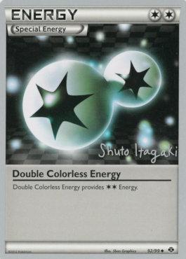 Double Colorless Energy (92/99) (Terraki-Mewtwo - Shuto Itagaki) [World Championships 2012] | Pegasus Games WI