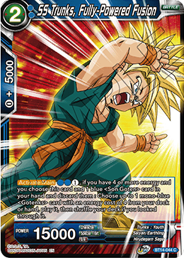 SS Trunks, Fully-Powered Fusion (BT14-044) [Cross Spirits] | Pegasus Games WI