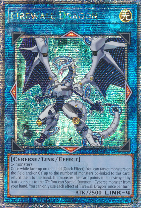 Firewall Dragon [TN23-EN008] Quarter Century Secret Rare | Pegasus Games WI