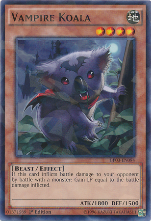 Vampire Koala (Shatterfoil) [BP03-EN094] Rare | Pegasus Games WI