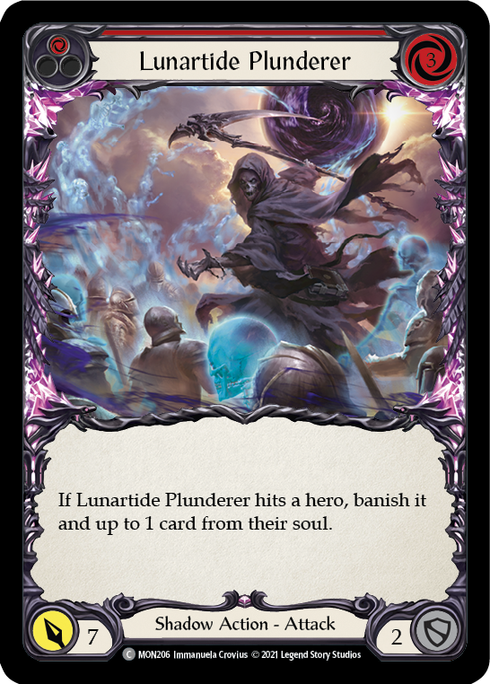 Lunartide Plunderer (Red) [MON206] 1st Edition Normal | Pegasus Games WI