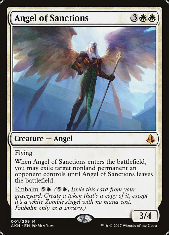 Angel of Sanctions [Amonkhet] | Pegasus Games WI