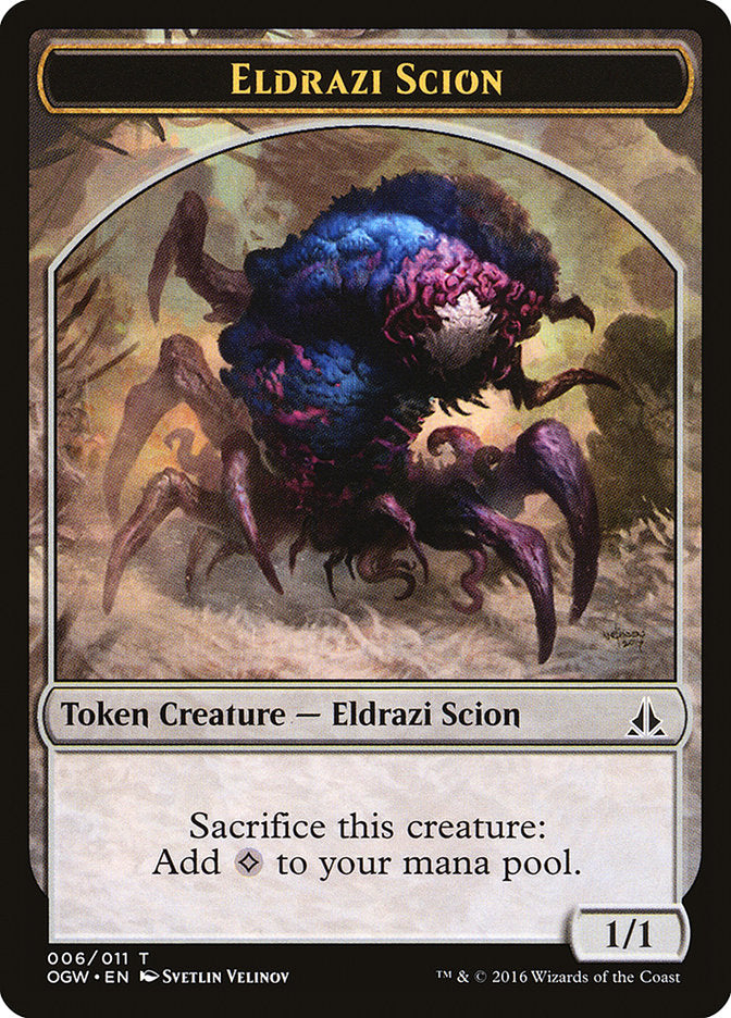 Eldrazi Scion Token (006/011) [Oath of the Gatewatch Tokens] | Pegasus Games WI