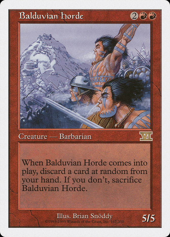 Balduvian Horde [Classic Sixth Edition] | Pegasus Games WI