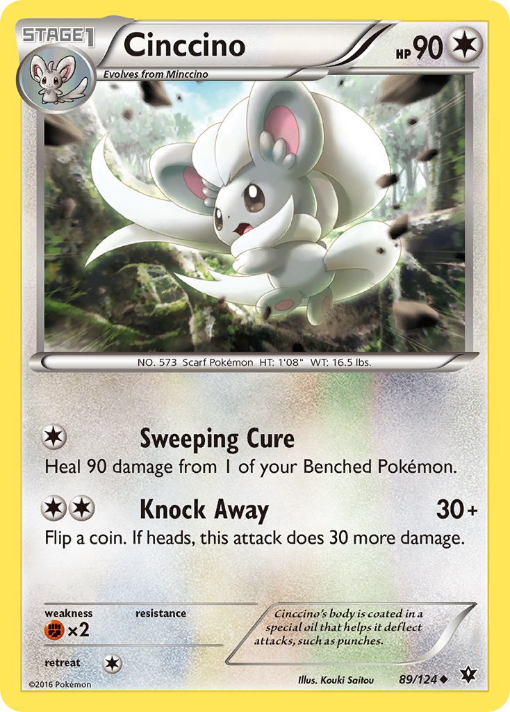 Cinccino (89/124) [XY: Fates Collide] | Pegasus Games WI