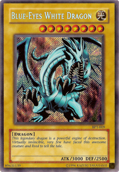 Blue-Eyes White Dragon [BPT-009] Secret Rare | Pegasus Games WI