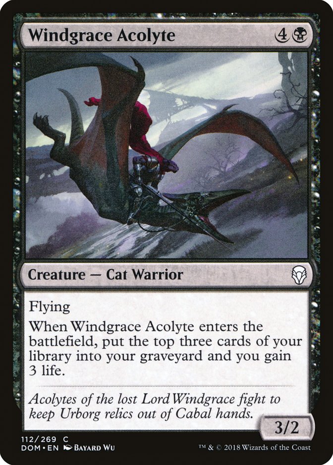 Windgrace Acolyte [Dominaria] | Pegasus Games WI