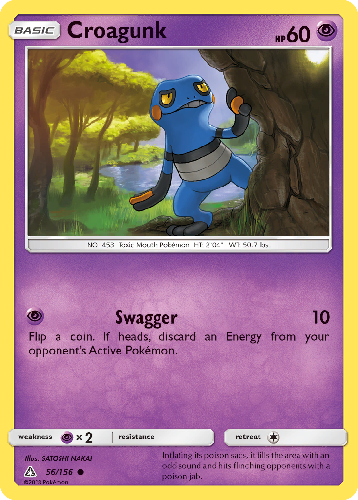 Croagunk (56/156) [Sun & Moon: Ultra Prism] | Pegasus Games WI