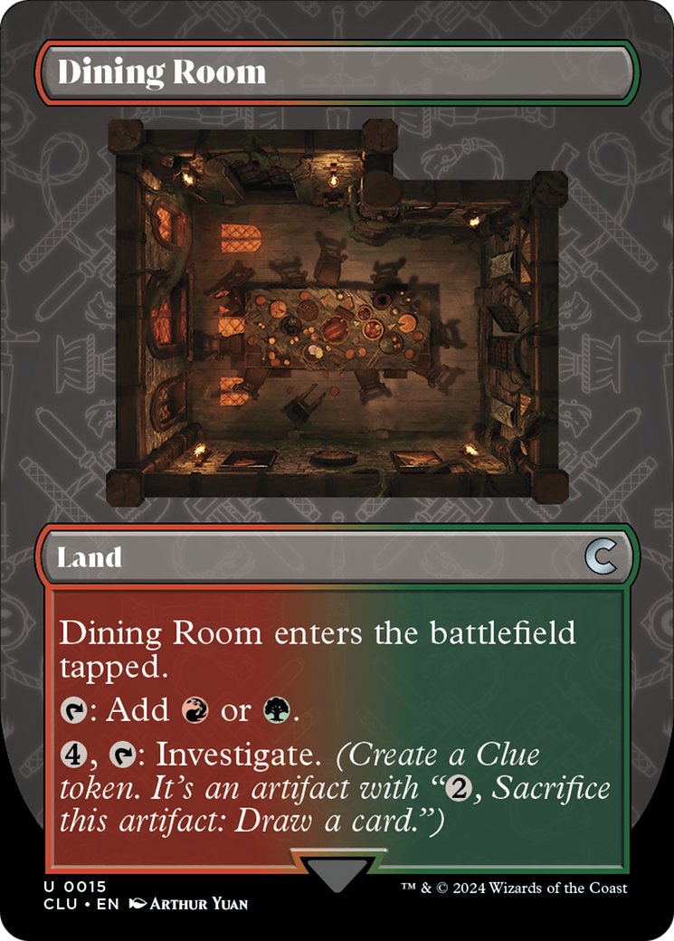 Dining Room (Borderless) [Ravnica: Clue Edition] | Pegasus Games WI